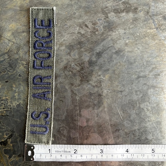 U.S. AIR FORCE embroidered tape patch - Vintage - Picture 9 of 10